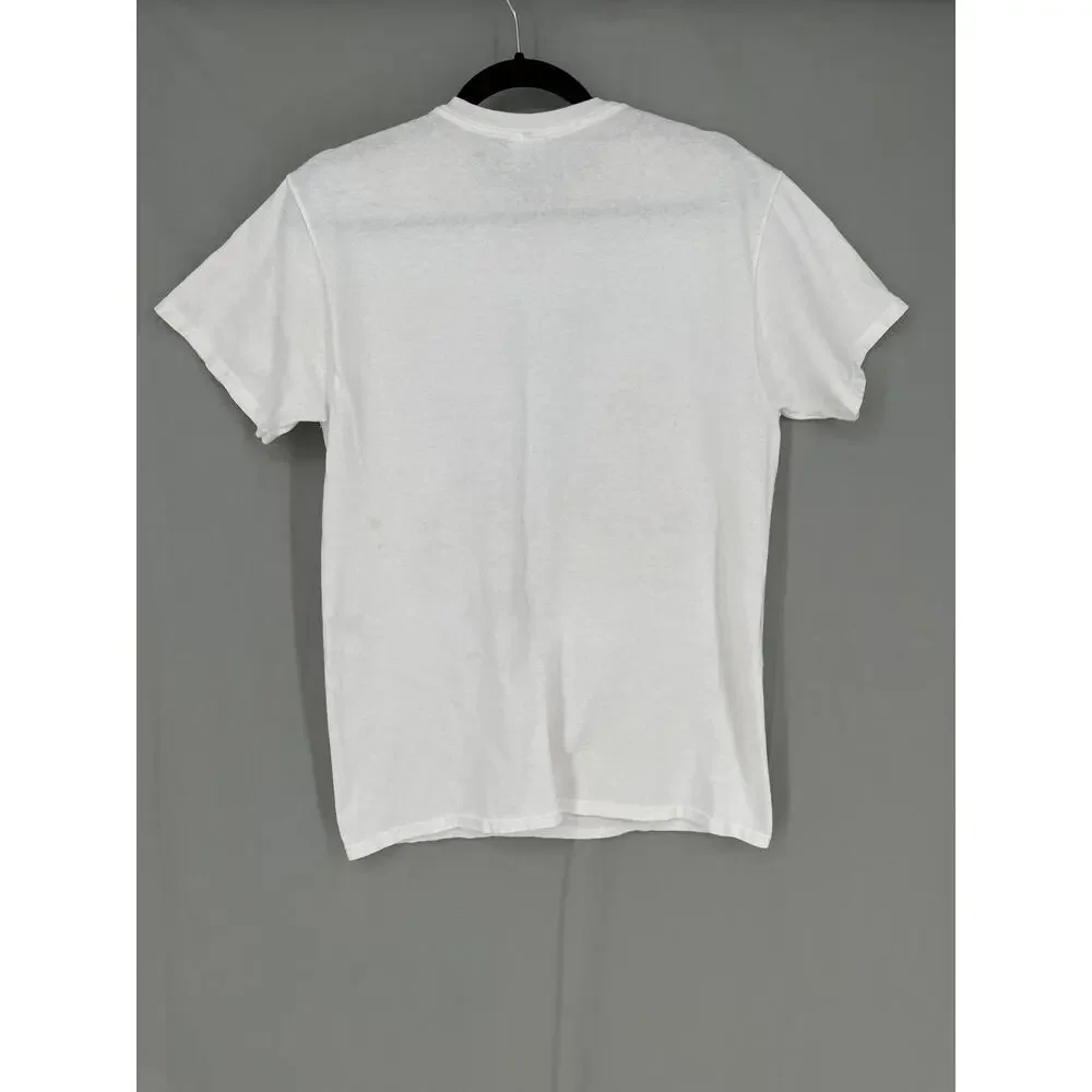 Y2K Vintage Looney Tunes Shirt Mens Medium White Graphic Tee Cartoon 90s - Picture 4 of 6